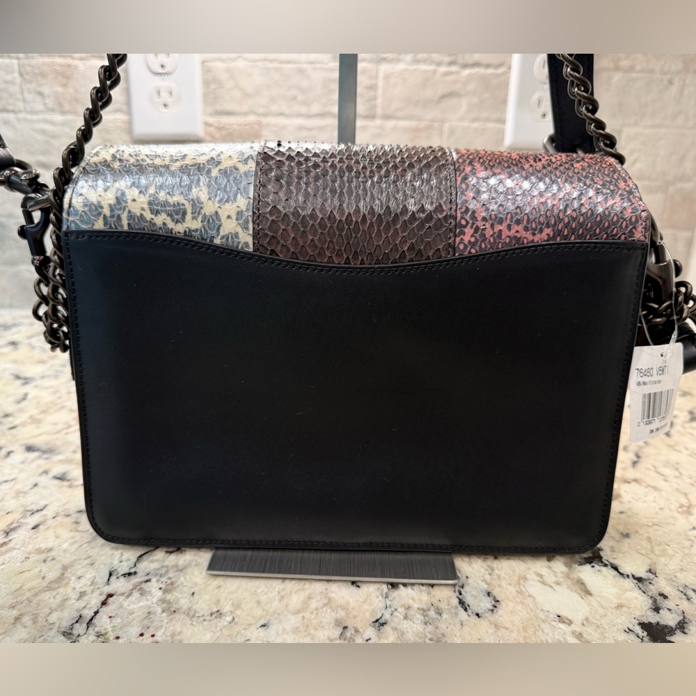 Coach NWT Dreamer Multicolor Python & Leather Cro… - image 6